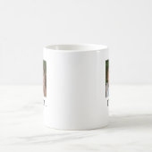 Mama hat modernes Schwarz 2 Foto eingerichtet  Kaffeetasse (Mittel)