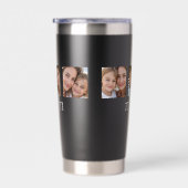 Mama hat modernes Schwarz 3 Foto eingerichtet Thermobecher (Rechts)