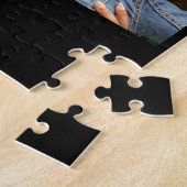 Mama hat modernes schwarzes Skript 3 Foto Puzzle (Seite)