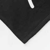 Mama hat modernes schwarzes Skript-Foto erstellt Fleecedecke (Ecke)