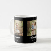 Mama hat modernes Skript 3 Foto eingerichtet Kaffeetasse (Vorderseite Links)