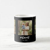 Mama hat modernes Skript 3 Foto eingerichtet Kaffeetasse (Mittel)