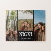 Mama hat modernes Skript 3 Foto eingerichtet Puzzle (Horizontal)