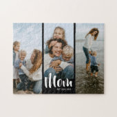 Mama hat modernes Skript 3 Foto eingerichtet Puzzle (Horizontal)