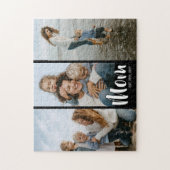 Mama hat modernes Skript 3 Foto eingerichtet Puzzle (Vertikal)