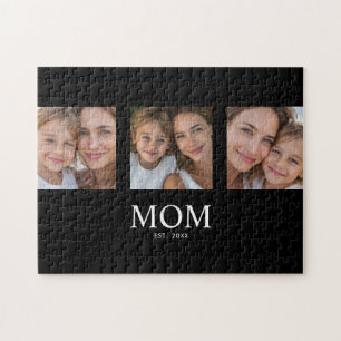 Mama hat modernes Skript 3 Foto eingerichtet Puzzle