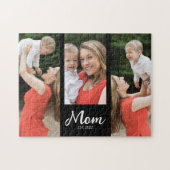 Mama hat modernes Skript 3 Foto eingerichtet Puzzle (Horizontal)