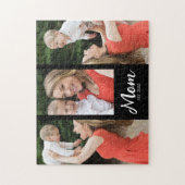 Mama hat modernes Skript 3 Foto eingerichtet Puzzle (Vertikal)