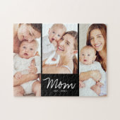 Mama hat modernes Skript 3 Foto eingerichtet Puzzle (Horizontal)