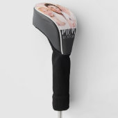Mama hat modernes Skript-Foto etabliert Golf Headcover (angewinkelt)