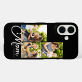 Mama hat modernes Skript Schwarz 3 Foto Case-Mate iPhone Hülle (Rückseite (Horizontal))