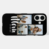 Mama hat modernes Skript Schwarz 3 Foto Case-Mate iPhone Hülle (Rückseite (Horizontal))