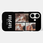 Mama hat modernes Skript Schwarz 3 Foto Case-Mate iPhone Hülle (Rückseite (Horizontal))