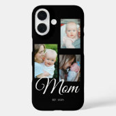 Mama hat modernes Skript Schwarz 3 Foto  Case-Mate iPhone Hülle (Rückseite)