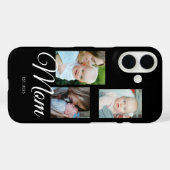 Mama hat modernes Skript Schwarz 3 Foto  Case-Mate iPhone Hülle (Rückseite (Horizontal))