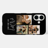Mama hat modernes Skript Schwarz 3 Foto Case-Mate iPhone Hülle (Rückseite (Horizontal))