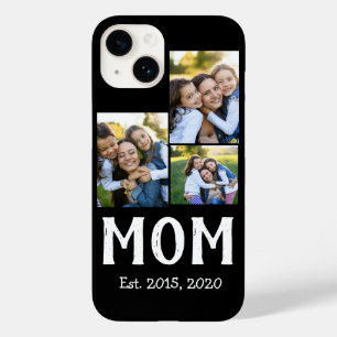 Mama hat modernes Skript Schwarz 3 Foto Case-Mate iPhone 14 Hülle