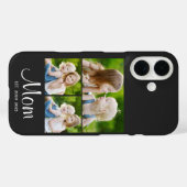 Mama hat modernes Skript Schwarz 3 Foto Case-Mate iPhone Hülle (Rückseite (Horizontal))