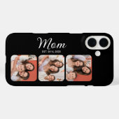 Mama hat modernes Skript Schwarz 3 Foto eingericht Case-Mate iPhone Hülle (Rückseite (Horizontal))