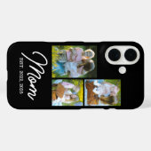Mama hat modernes Skript Schwarz 3 Foto eingericht Case-Mate iPhone Hülle (Rückseite (Horizontal))