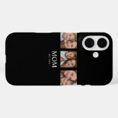 Mama hat modernes Skript Schwarz 3 Foto eingericht Case-Mate iPhone Hülle (Rückseite (Horizontal))