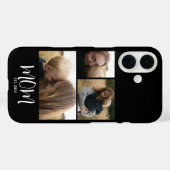 Mama hat modernes Skript Schwarz 3 Foto eingericht Case-Mate iPhone Hülle (Rückseite (Horizontal))