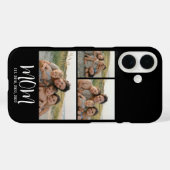 Mama hat modernes Skript Schwarz 3 Foto eingericht Case-Mate iPhone Hülle (Rückseite (Horizontal))