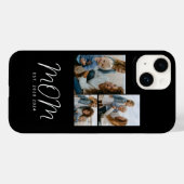 Mama hat modernes Skript Schwarz 3 Foto eingericht Case-Mate iPhone Hülle (Rückseite (Horizontal))