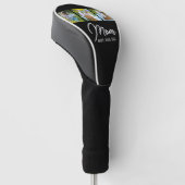 Mama hat modernes Skript Schwarz 3 Foto eingericht Golf Headcover (angewinkelt)