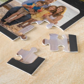 Mama hat modernes Skript Schwarz 3 Foto eingericht Puzzle (Seite)