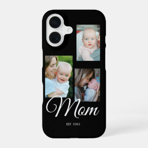 Mama hat modernes Skript Schwarz 3 Foto iPhone 16 Hülle