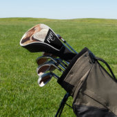Mama hat modernes Skriptfoto eingerichtet Golf Headcover (In SItu)