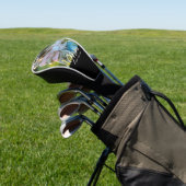Mama hat modernes Skriptfoto eingerichtet Golf Headcover (In SItu)