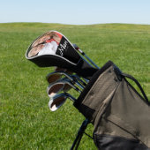 Mama hat modernes Skriptfoto eingerichtet Golf Headcover (In SItu)