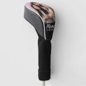 Mama hat modernes Skriptfoto eingerichtet Golf Headcover (angewinkelt)