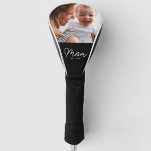 Mama hat modernes Skriptfoto eingerichtet Golf Headcover