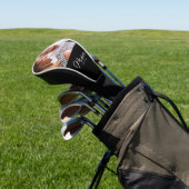 Mama hat modernes Skriptfoto eingerichtet Golf Headcover (In SItu)