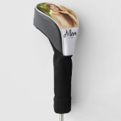 Mama hat modernes Skriptfoto eingerichtet Golf Headcover (angewinkelt)