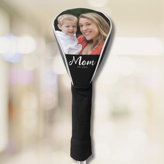 Mama hat modernes Skriptfoto eingerichtet Golf Headcover