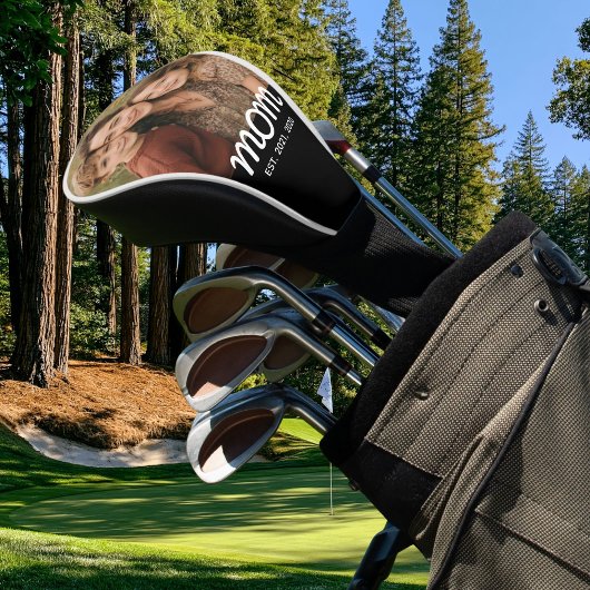 Mama hat modernes Skriptfoto eingerichtet Golf Headcover