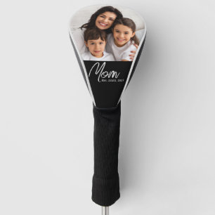 Mama hat modernes Skriptfoto eingerichtet  Golf Headcover