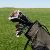 Mama hat modernes Skriptfoto eingerichtet Golf Headcover (In SItu)