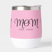 Mama hat neu gegründet Mutter Geschenk Schwarze Sc (Links)