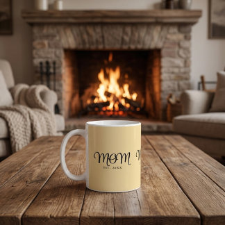 Mama hat neu gegründet Mutter Geschenk schwarze Sc Kaffeetasse