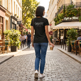 Mama hat neu gegründet Mutter Geschenk weißes Skri T-Shirt