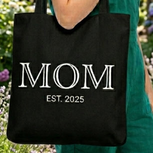 Mama hat neu Mama-Geschenk schwarze Tote-Tasche Tasche