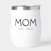 Mama hat neue Mama-Geschenk Weiß Schwarz (Links)