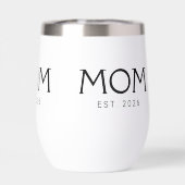 Mama hat neue Mama-Geschenk Weiß Schwarz (Rückseite)