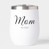 Mama hat neuen Mama-Geschenk-Isolierbecher eingeri (Vorderseite)