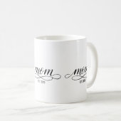 Mama hat neues Mama-Geschenk etabliert Kaffeetasse (VorderseiteRechts)